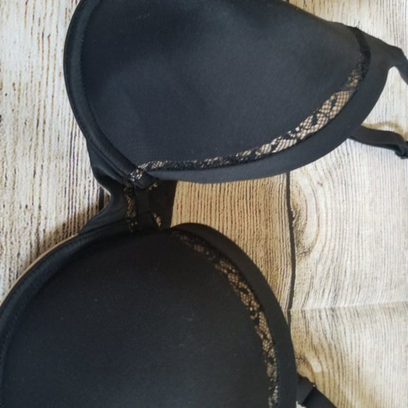 MAIDENFORM black padded underwire bra 38B - Picture 2 of 5